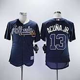 Braves 13 Ronald Acuna Jr. Navy Flexbase Stitched Baseball Jerseys,baseball caps,new era cap wholesale,wholesale hats